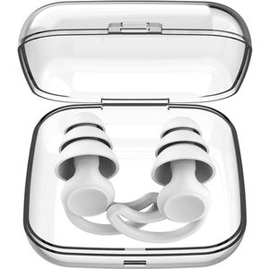 Zachte geluidsisolerende siliconen oordopjes