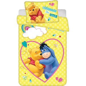 Winnie The Pooh - Smile - Dekbedovertrek - 100 x 135 cm - Katoen