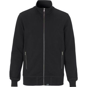 Cottover SWEATSHIRT FULL ZIP MAN - GOTS GECERTIFICEERD 141512 - Zwart - 3XL