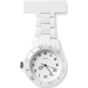 Verpleegstershorloge - zusterhorloge - basic wit - I-deLuxe verpakking