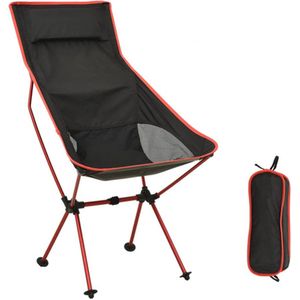 vidaXL-Campingstoel-inklapbaar-PVC-en-aluminium-zwart