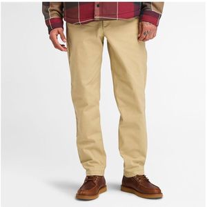 Timberland Claremont Brushed Twill Chino Broek Beige,Bruin 38 / 32 Man