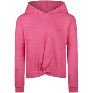 No Way Monday meisjes trui with hood dropped shoulder Fuchsia - girls 3