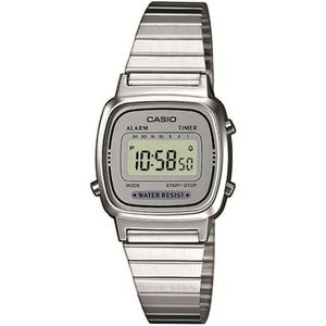 Casio Vintage Mini LA670WEA-7EF Dameshorloge 25 mm - Zilverkleurig