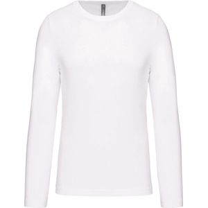 Kariban T-shirt ronde hals lange mouwen K359 - White - S