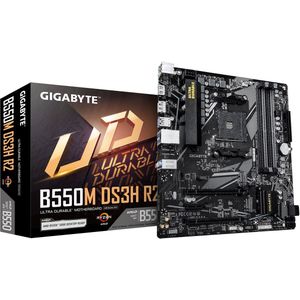 GIGABYTE B550M DS3H R2 moederbord AMD B550 Socket AM4 micro ATX