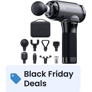 Pace Recovery Massage Gun Elite 1 - Professioneel Massage Gun Met Verstelbare Massagediepte 8mm tot 12mm - Krachtig Massage Apparaat - Percussie- en Vibratie therapie Voor Sneller Spierherstel