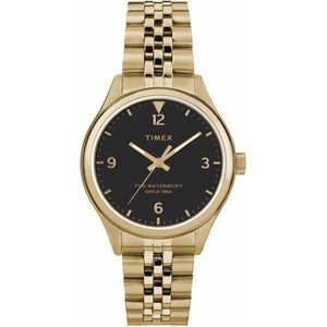 Timex The Waterbury TW2R69300 Horloge - Staal - Goudkleurig - Ø 34 mm