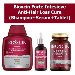 Bioxcin Forte Intesieve Anti-Haaruitval Kuur (Tablet + Shampoo + Serum)