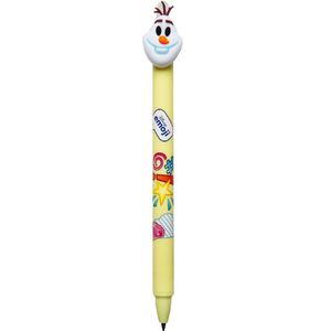 Uitwisbare pen - erasable pen - Frozen - Olaf- Geel - met smiley - back to school - schoolbenodigdheden - trend