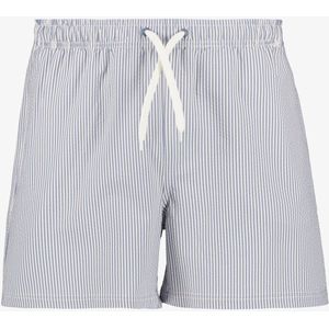 Osaga heren zwemshort wit blauw gestreept - Maat XL - Zwembroek