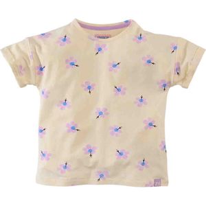 Z8 - T-shirt Daisy - Cloud cream/AOP - Maat 104-110
