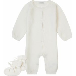 Noppies - kledingset - wit - (2delig) - Boxpak Monrovia - Slofjes Nelson - Maat 68