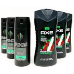 Axe Africa Pack - 3x Douchegel 250ml - 3x Deodorant 150ml