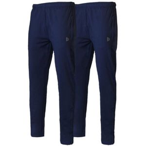 2-Pack Donnay - Power stretch trainingsbroek (Anton) - Sportbroek - Heren - Navy (010) - maat S