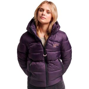 Superdry Sports Pufferjack Paars S Vrouw