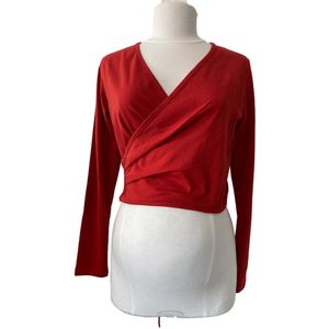 FRAGILE WRAP/CACHECOEUR M610 COTTON Kleur: rood, maat L