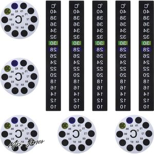 Mrs. Jones Premium Collection Thermometer Stickers - Zelfklevend - Kleurverandering - Digitale Display - Aquarium - Fish Tank - Melkflessen