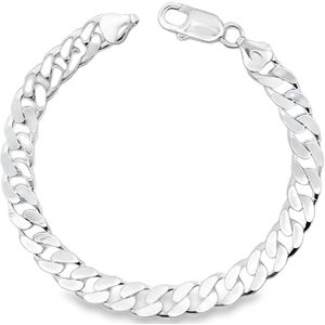 Juwelier Zwartevalk zilveren gourmet schakel armband - 23.344-7.4/19,5cm