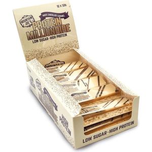 Mountain Joe's | Protein Millionaire | White Chocolate Caramel | 10 Stuks | 10 x 50 gram