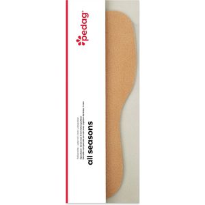 Pedag Lederen opvulzool met 4mm latex dempende ondergrond maat 43