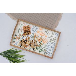 AGURY DESIGNER SET - HOUT DIENBLAD (Wooden Tray)