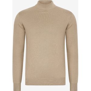 Innocente Turtleneck Trui - Beige - Maat S