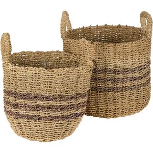 Woonexpress Mand (set 2 Stuks) Banta - Rotan - Naturel