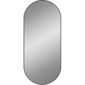 vidaXL-Wandspiegel-100x45-cm-ovaal-zwart