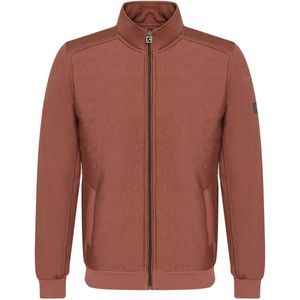 Gabbiano Vest Casual Vest Geometrische Vest 425743 5701 Clay Mannen Maat - L