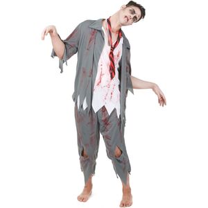 LUCIDA - Zombie scholier kostuum voor mannen