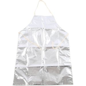 Allecto plus - Hittebestendige Arbeidsschort 1000 ℃, Aluminiumfolie & Katoen, Anti Splash, Brandvertragend - Keuken, BBQ, Tekening, Lassen