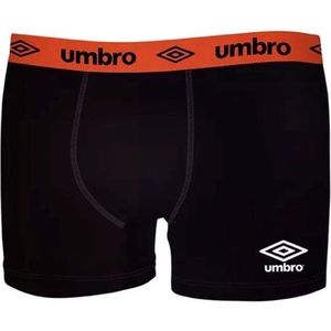 Umbro boxershort heren - mannen onderbroek - perfecte pasvorm - maat XL - oranje elastiek