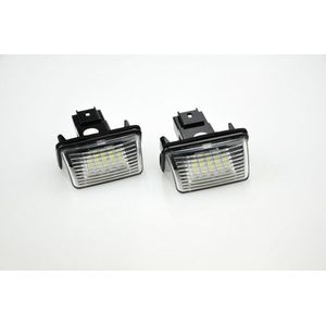 AutoStyle Set pasklare LED nummerplaat verlichting passend voor Citroën/Peugeot diversen