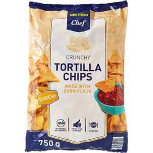 METRO Chef Tortilla chips cheese 10 x 750 gram