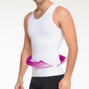 Corrigerend Shirt Mannen Shapewear Hemd - Wit - M