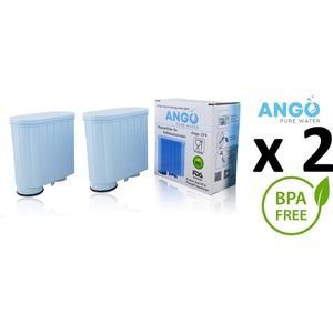 2 x ANGO waterfilter filter voor Saeco & Philips AquaClean koffiemachine CA6707, CA6903, CA6903/00, CA6903/01, CA6903/10, CA6903/99. Incanto Serie™, Intelia Deluxe Serie™, PicoBaristo Serie™, GranBaristo Serie™, Exprelia Serie™, Xelsis Serie™ en meer