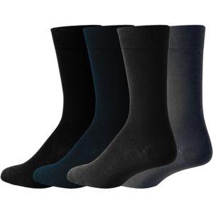 green-goose® Luxe Bamboe Sokken | 4 Paar | Relief | 39 - 42 | 80% Bamboevezel | Zacht en Duurzaam