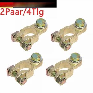 vrachtwagen accuklemmen - 4 x Auto Truck Batterijklemmen - Batterij Klemstangen - 12V 24V - Auto Batterij Klemstangen