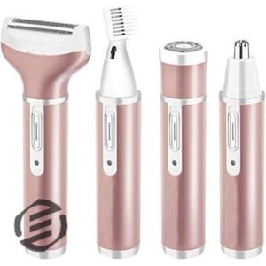 Equivera Ladyshaves voor Vrouwen - Trimmer voor Vrouwen - Scheerapparaat Vrouw - Ontharingsapparaat - Bikinilijn - Oksels - Benen