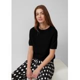 s.Oliver - Trui - Zwart - Knitwear - Ronde Hals