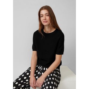 s.Oliver - Trui - Zwart - Knitwear - Ronde Hals