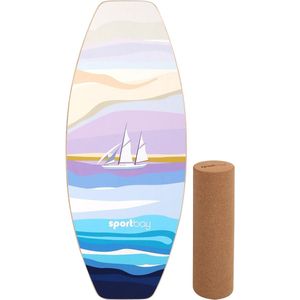 Spotbay® Pro Surfer balance Board - Balansbord - Balance Trainer - Balanstrainer - Balanskussen - Surfboard - Skateboard - Volwassenen - Hout - Fitness