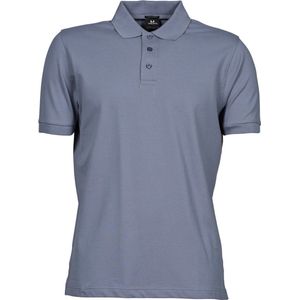 Tee Jays Heren Luxe Stretch Short Sleeve Polo Shirt (Vuursteen)