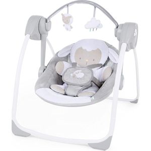 VELTRR® Elektrische Schommelstoel Baby - Baby Swing - Wipstoel Baby's met Speelboog - Grijs