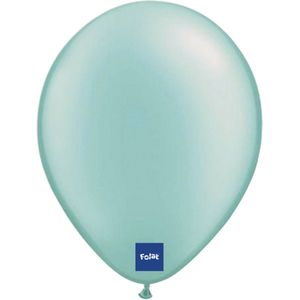 Folat - Folatex ballonnen Turquoise 30 cm 10 stuks