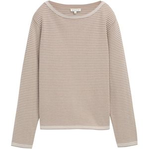Tom Tailor - Regular Fit - Damespullover - Gestreept - Puur Katoen
