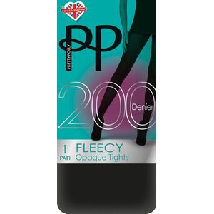 Pretty Polly Panty - Fleece - Opaque - Thermo Panty - 200 Den. - M/L - 40/46 - Zwart