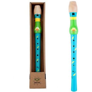 RECORDER BLUE WITH OWL PRINT (NET)