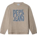 Pepe Jeans - PG7000013 - Gebreide Trui - Bruin - Casual - Katoen